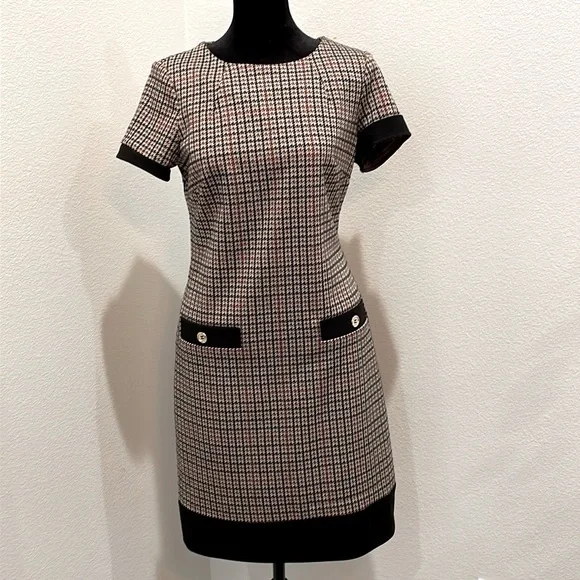 Tommy Hilfiger Houndstooth Dress - Size 5 - Picture 1 of 6